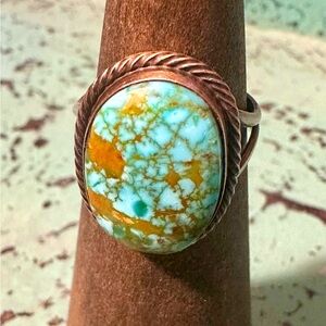 Vintage Sterling Silver and Kingman Turquoise